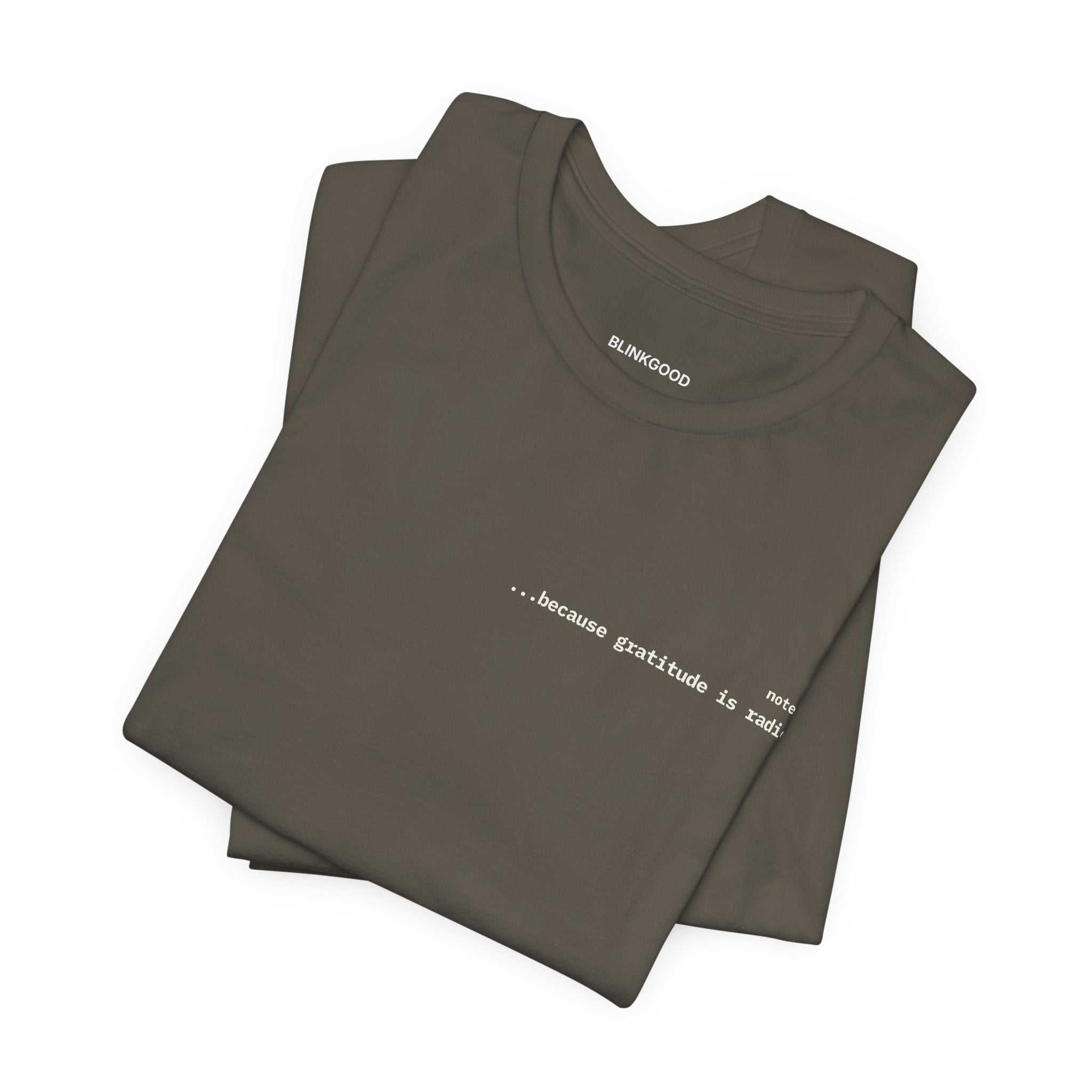 because gratitude is radical — Essential Cotton Tee