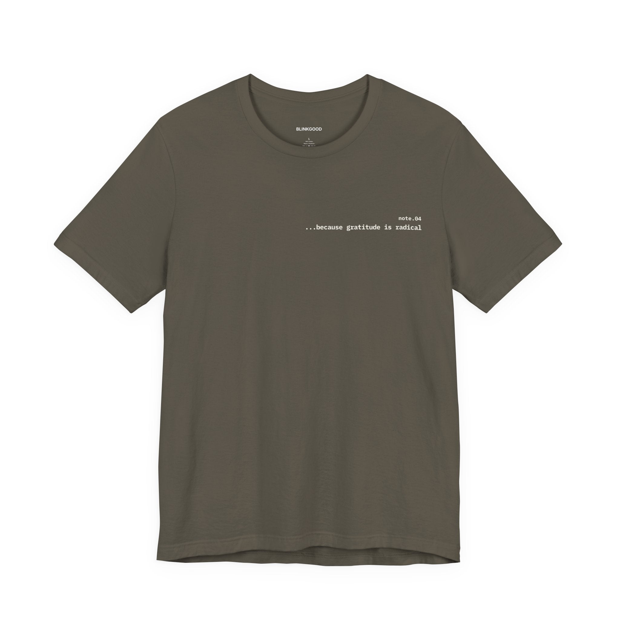 because gratitude is radical — Essential Cotton Tee