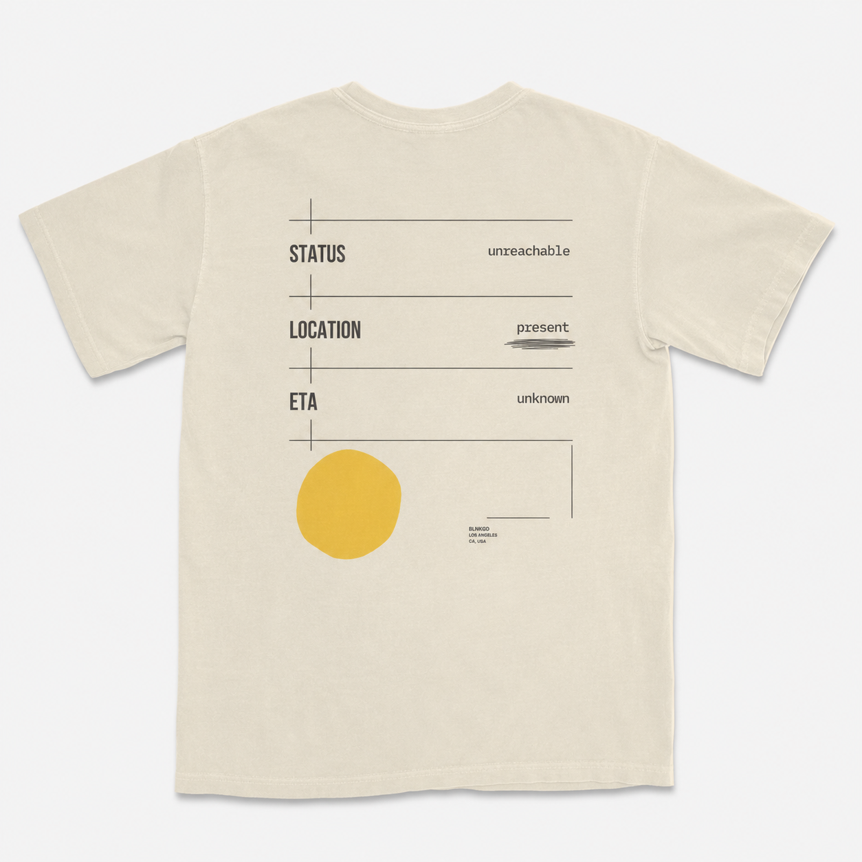 STATUS: Unreachable. Heavyweight Cotton Tee