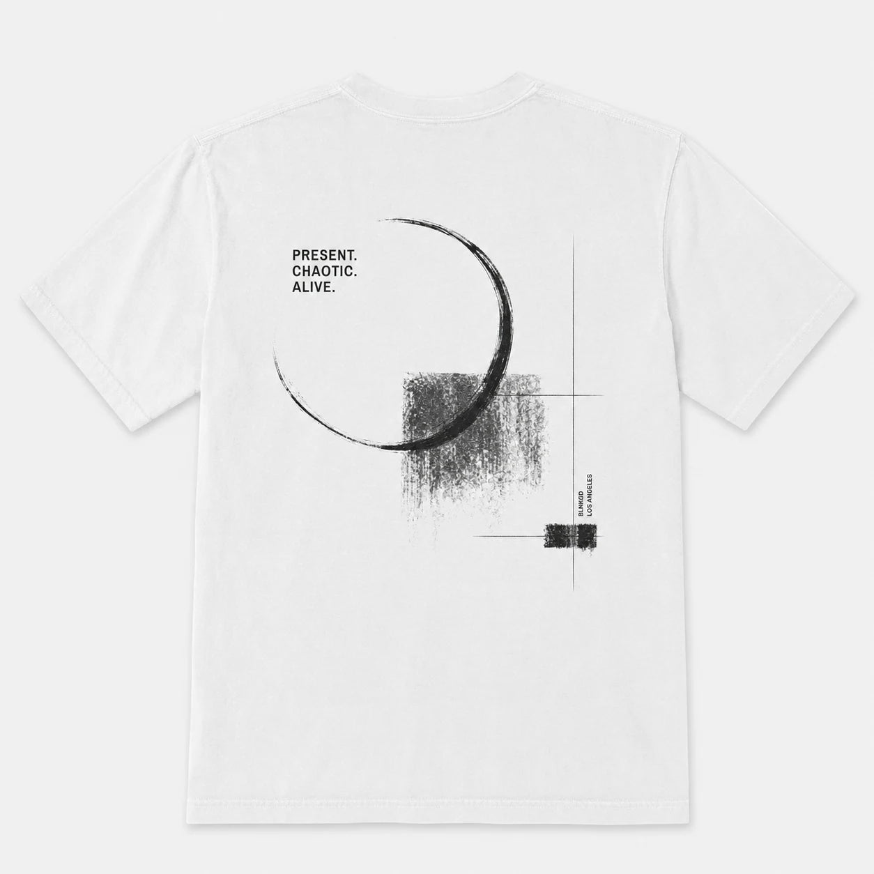 Present. Chaotic. Alive. Heavyweight Cotton Tee