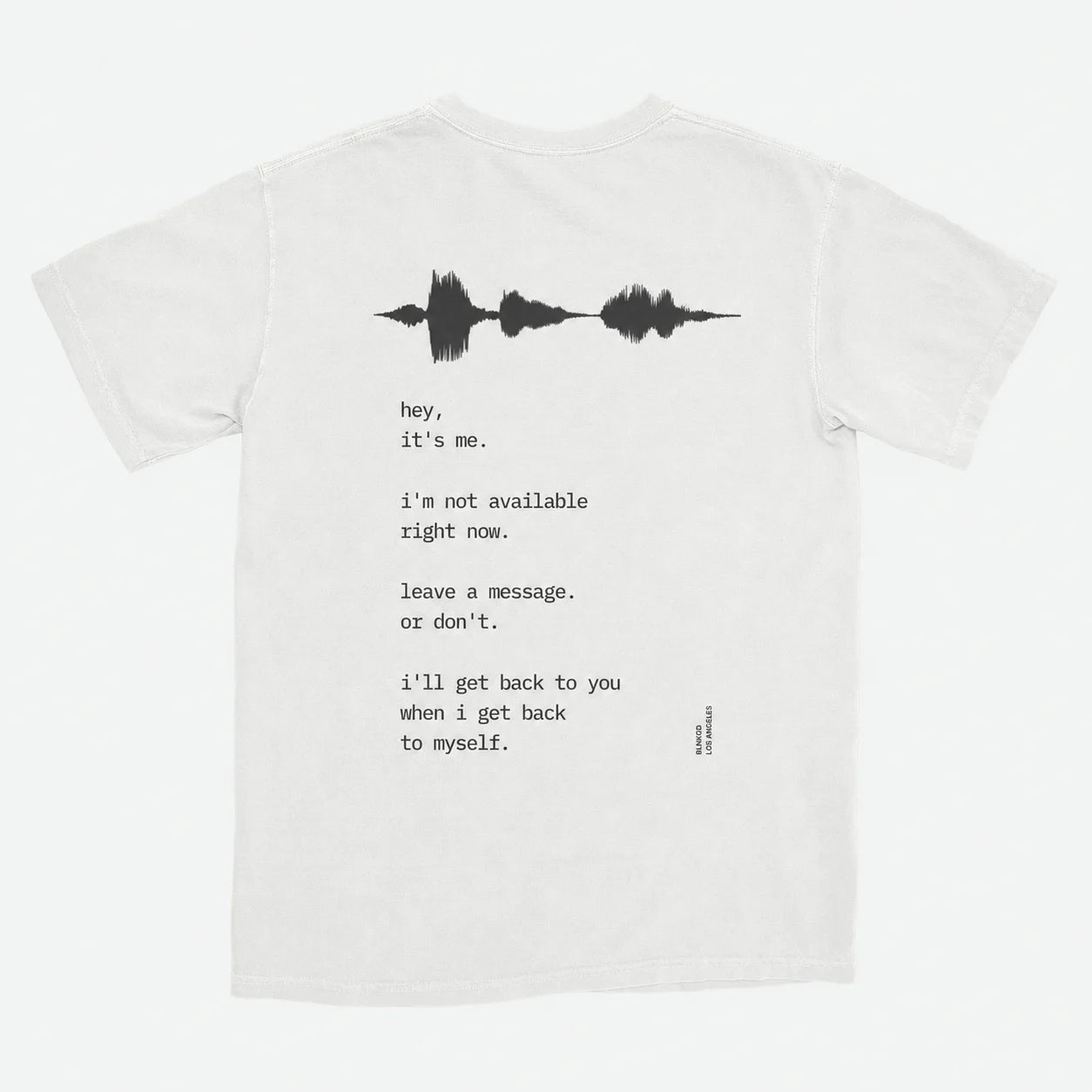 Unreachable / Voicemail Heavyweight Cotton Tee
