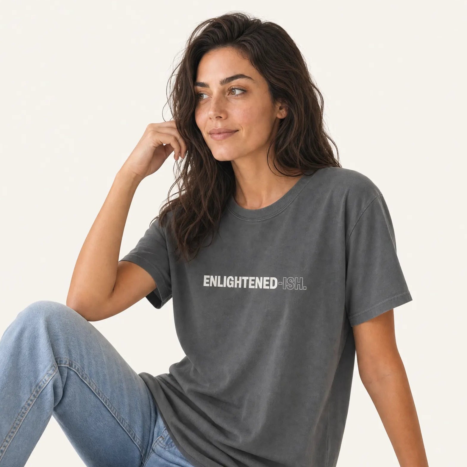 ENLIGHTENED-ISH Heavyweight Cotton Tee