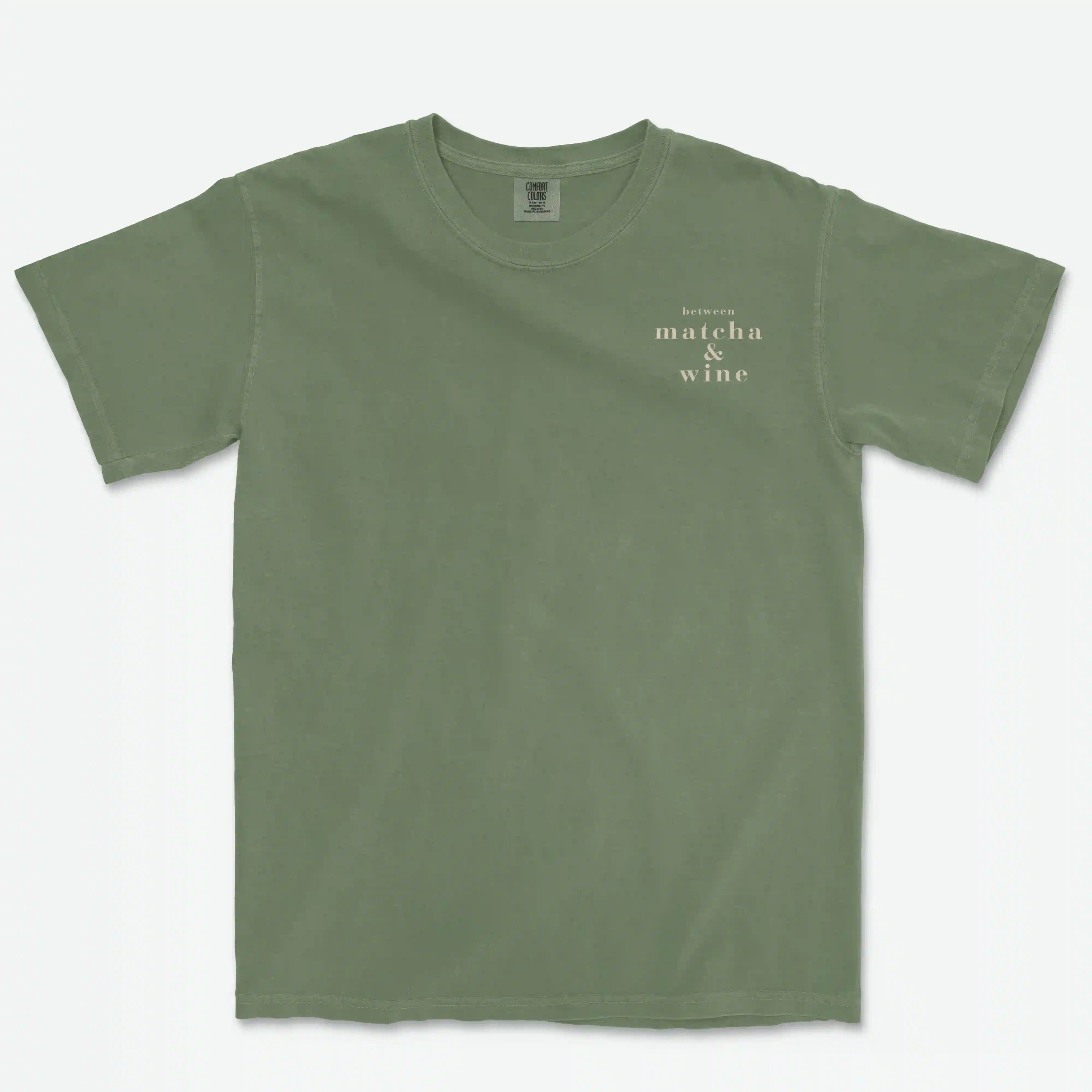 Between Matcha & Wine Heavyweight Cotton Tee