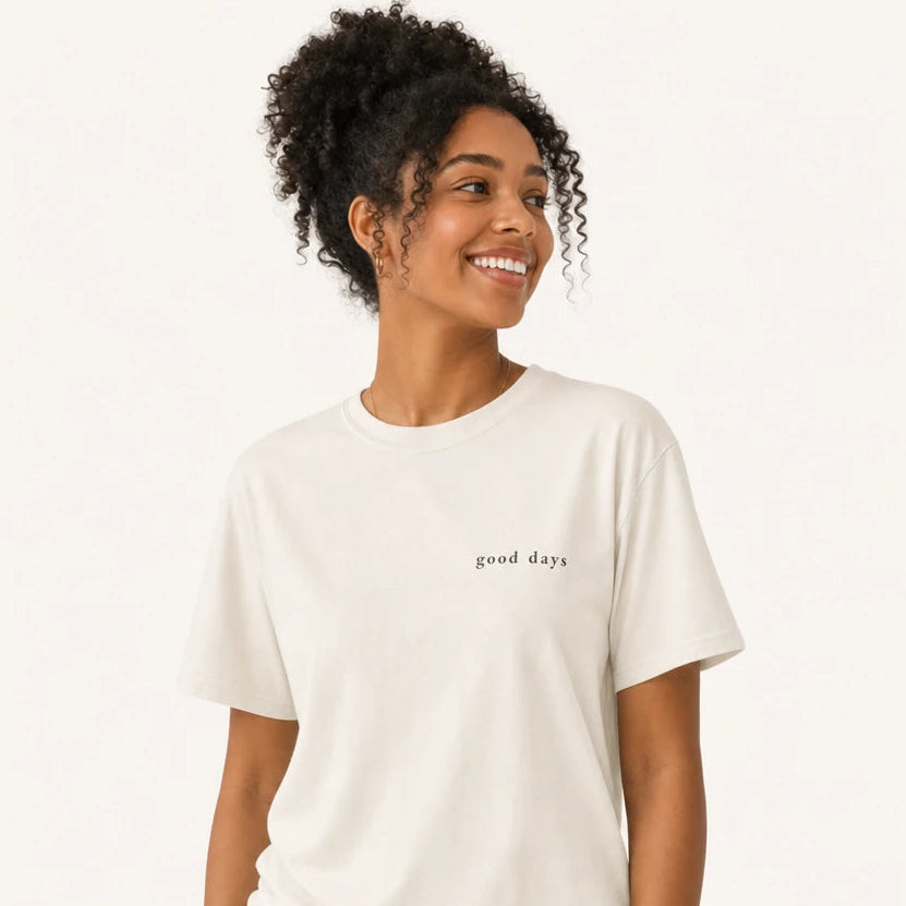 Good Days Heavyweight Cotton Tee