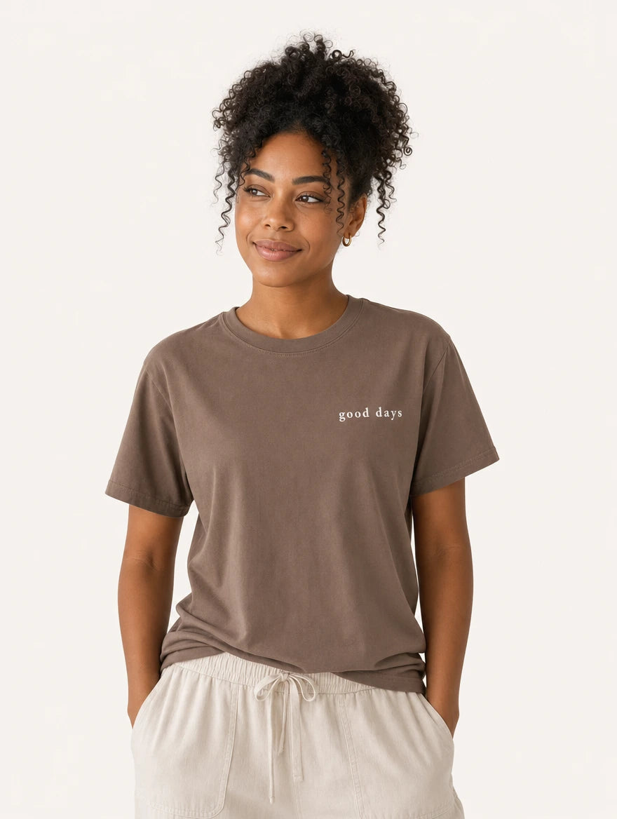 Good Days Heavyweight Cotton Tee