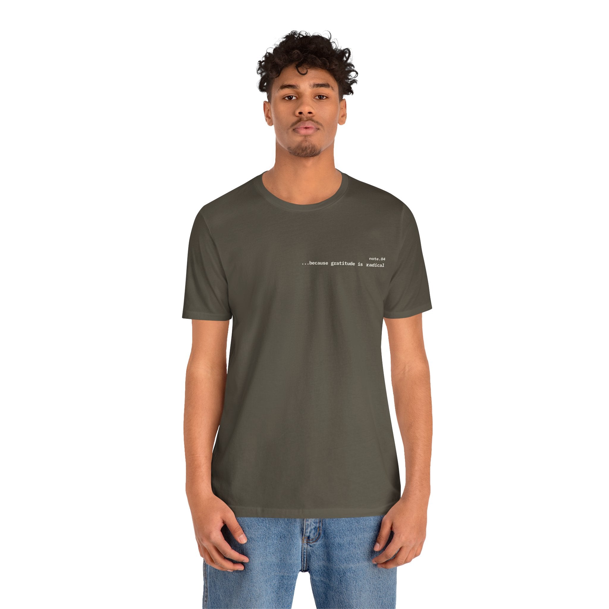 because gratitude is radical — Essential Cotton Tee