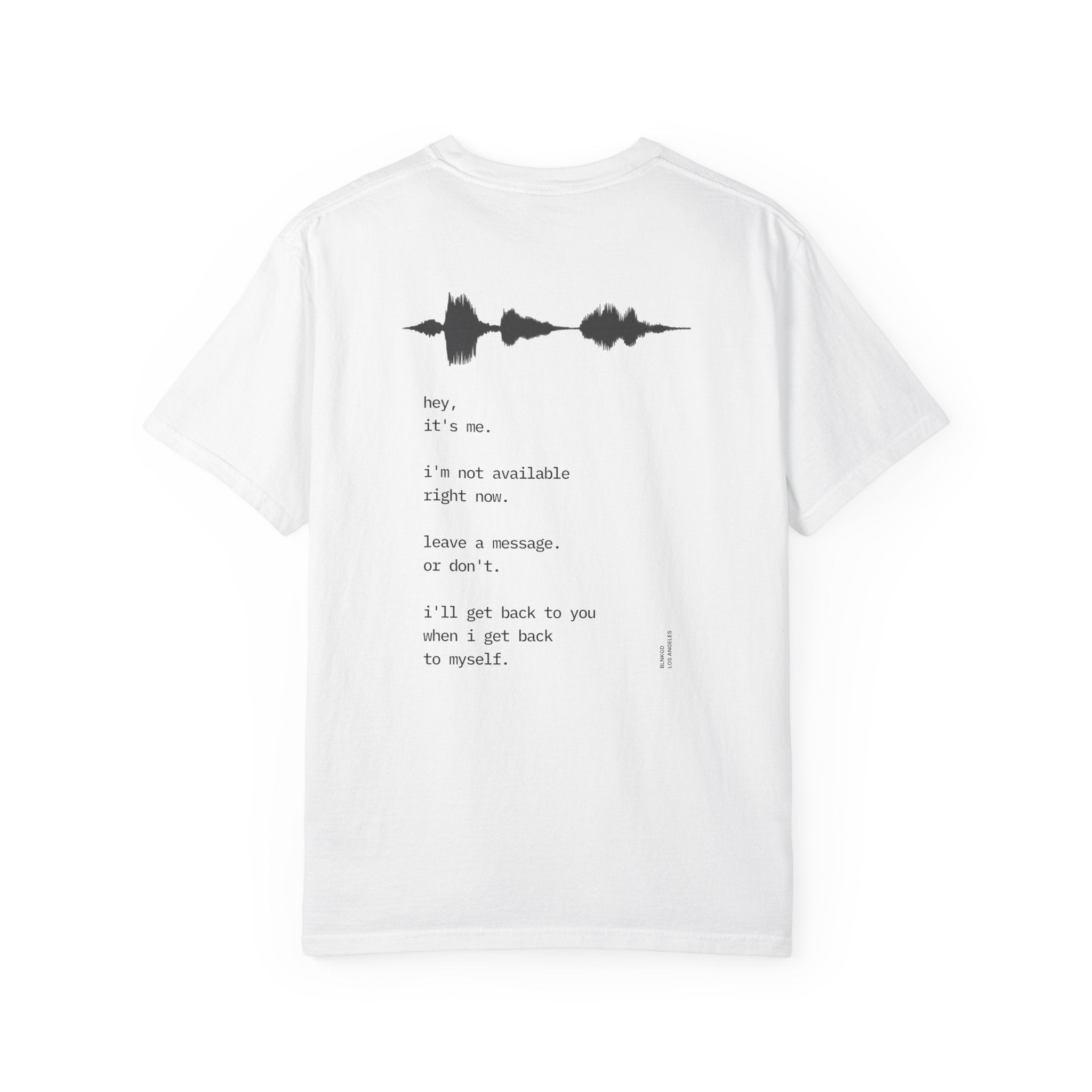 Unreachable / Voicemail Heavyweight Cotton Tee