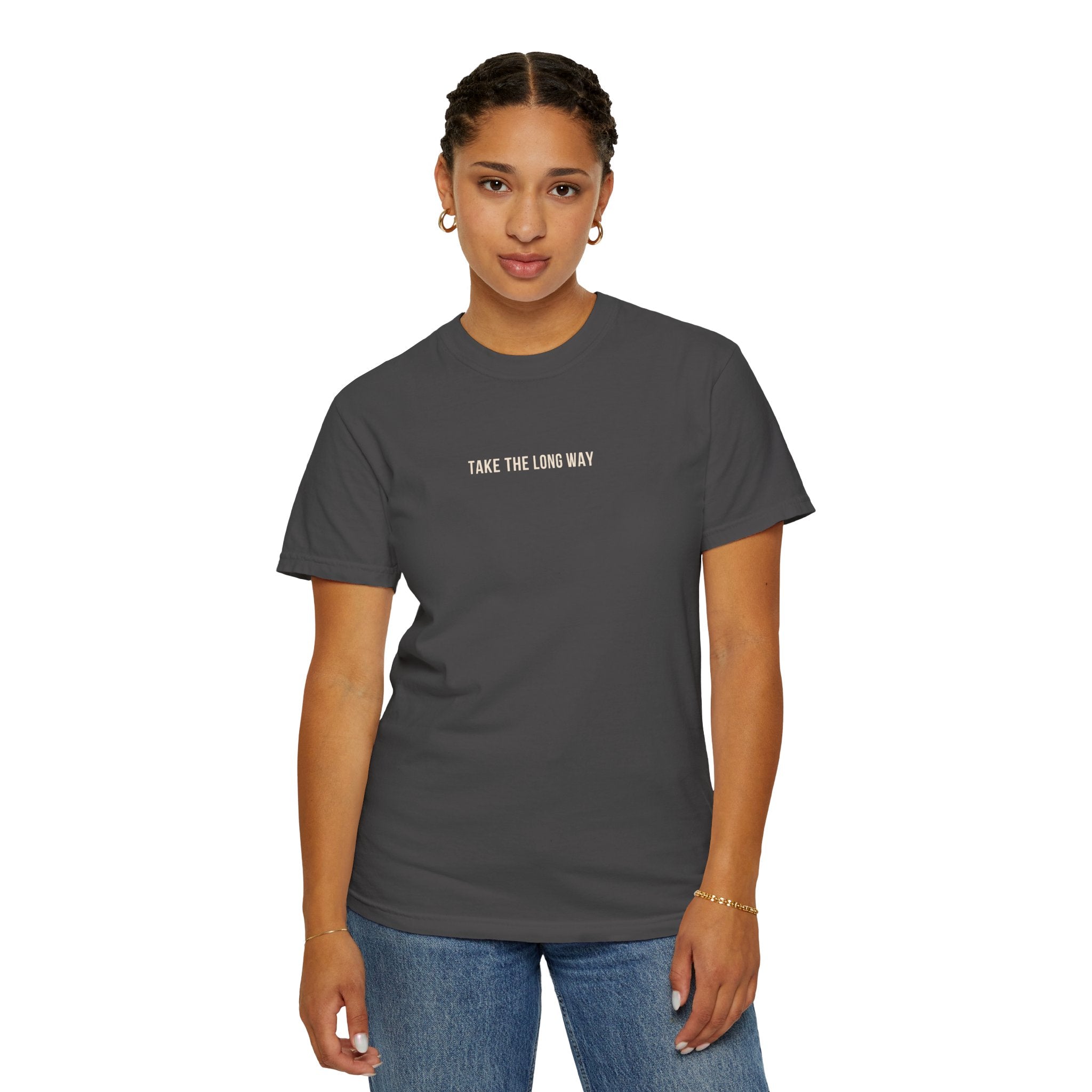 Take The Long Way Heavyweight Cotton Tee