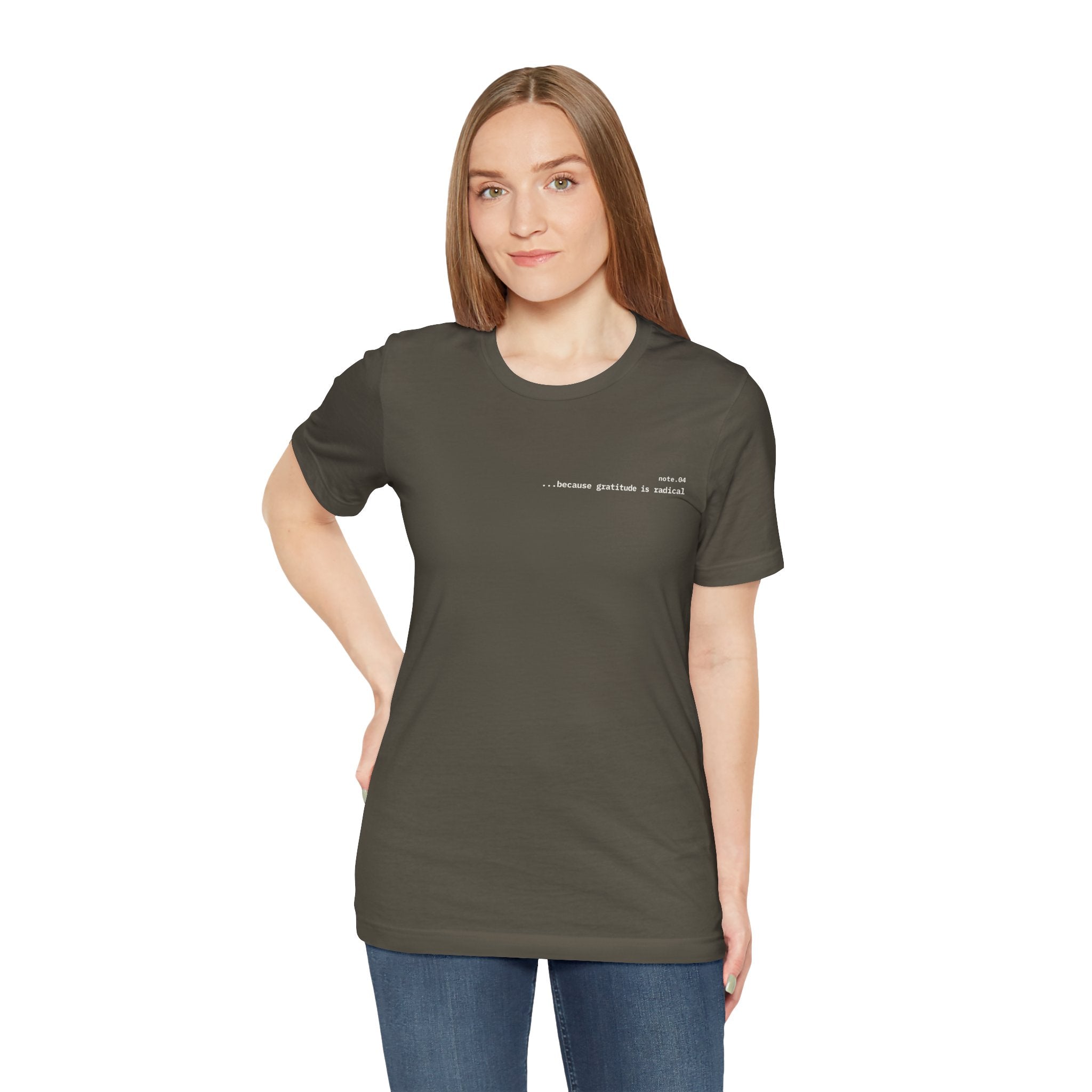 because gratitude is radical — Essential Cotton Tee