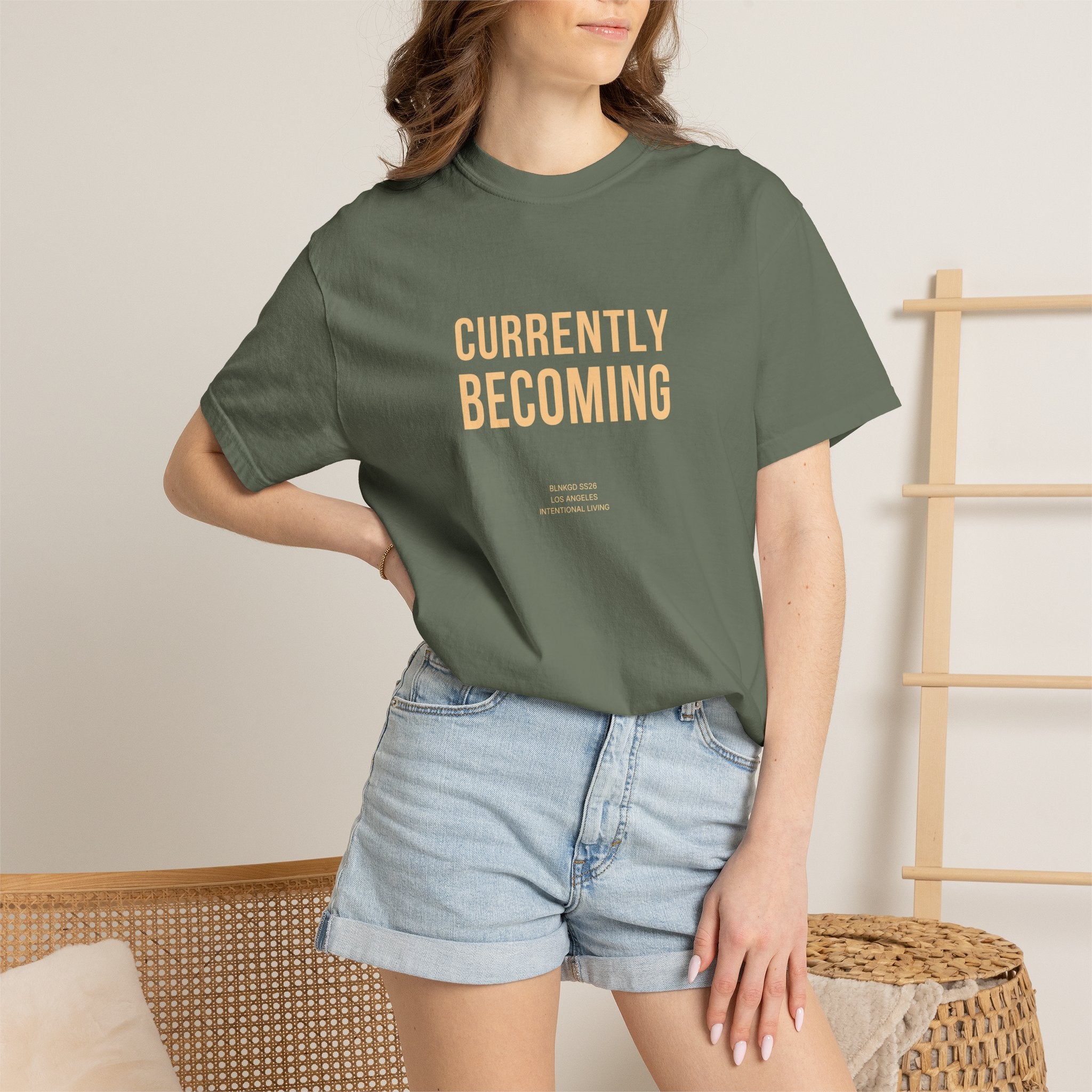 CURRENTLY BECOMING — Heavyweight Cotton Tee
