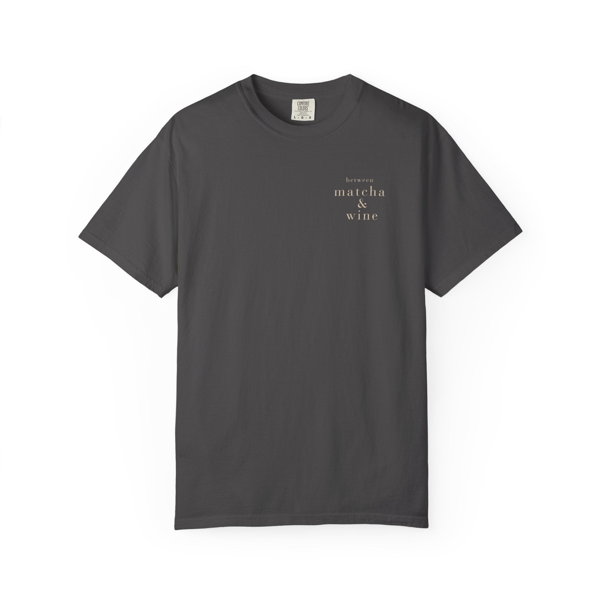Between Matcha & Wine — Heavyweight Cotton Tee