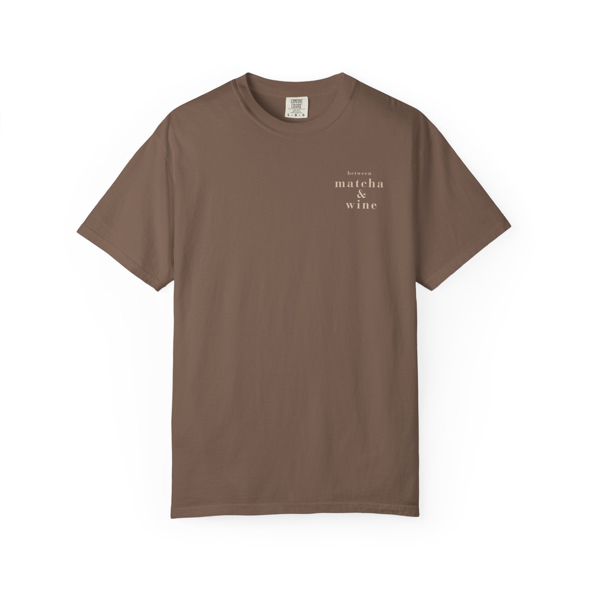 Between Matcha & Wine Heavyweight Cotton Tee