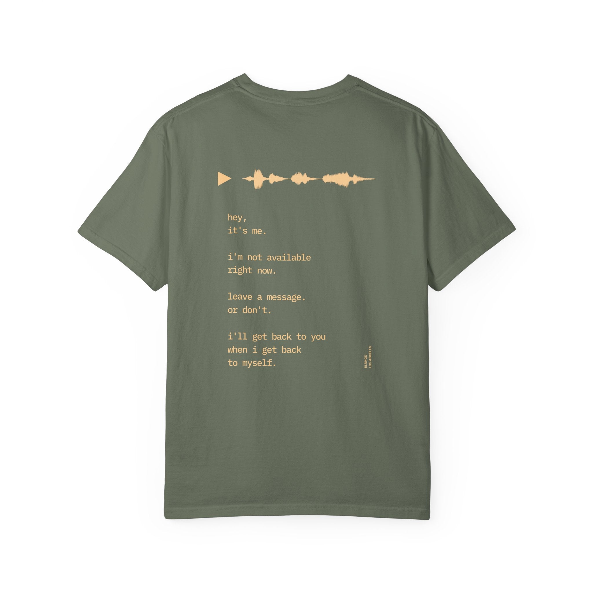 Unreachable / Voicemail Heavyweight Cotton Tee