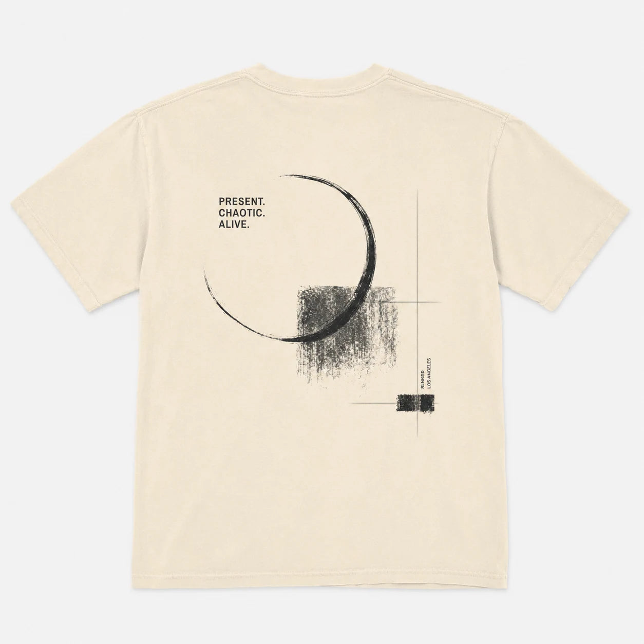 Present. Chaotic. Alive. Heavyweight Cotton Tee