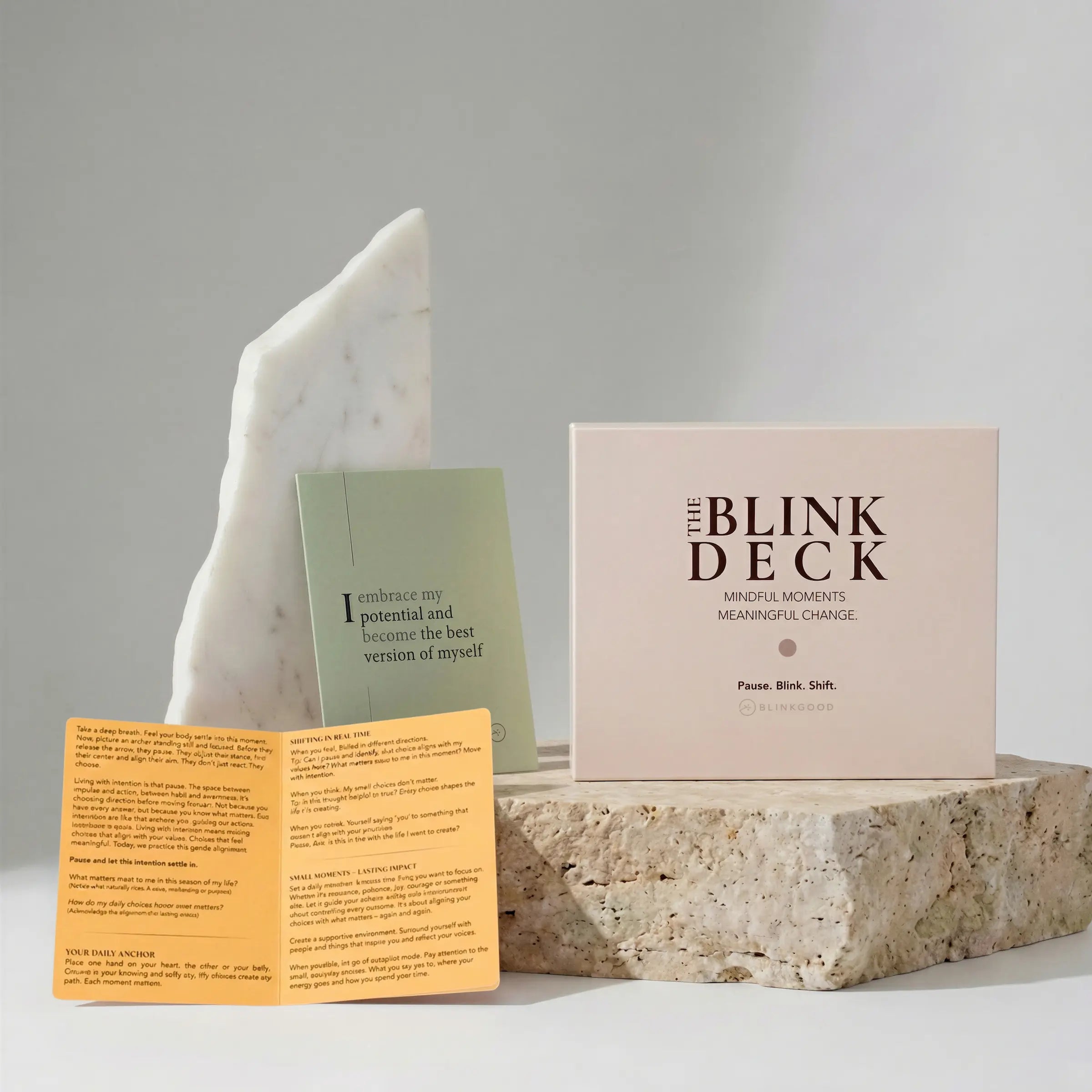 Blink Deck: Mindful Moments. Intentional Living.