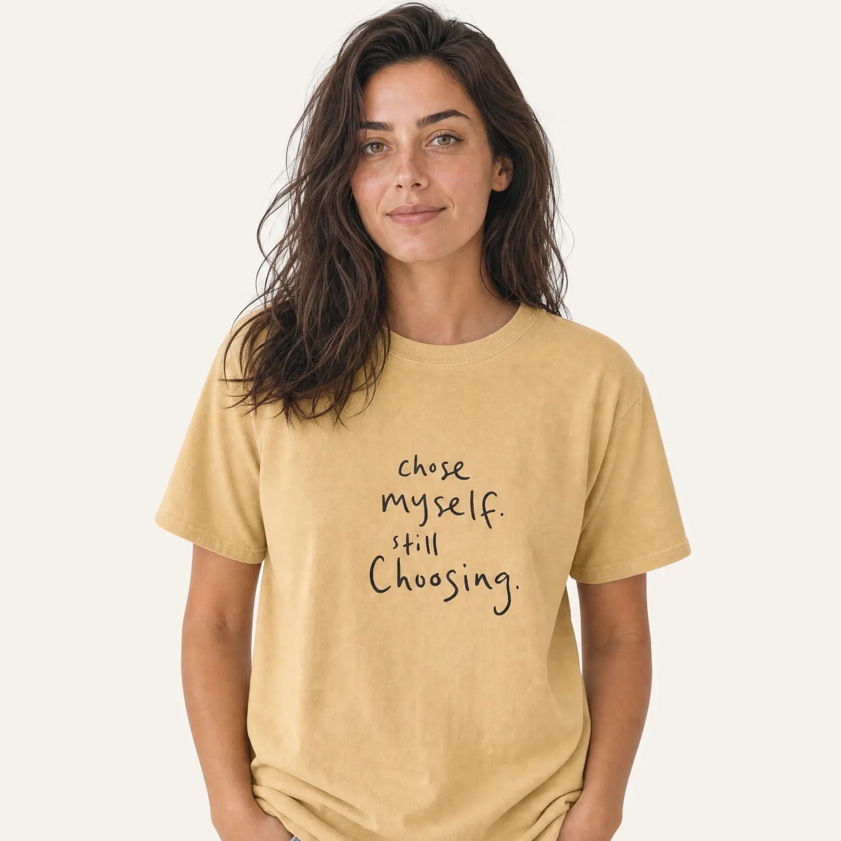 chose myself. still choosing. Heavyweight Cotton Tee