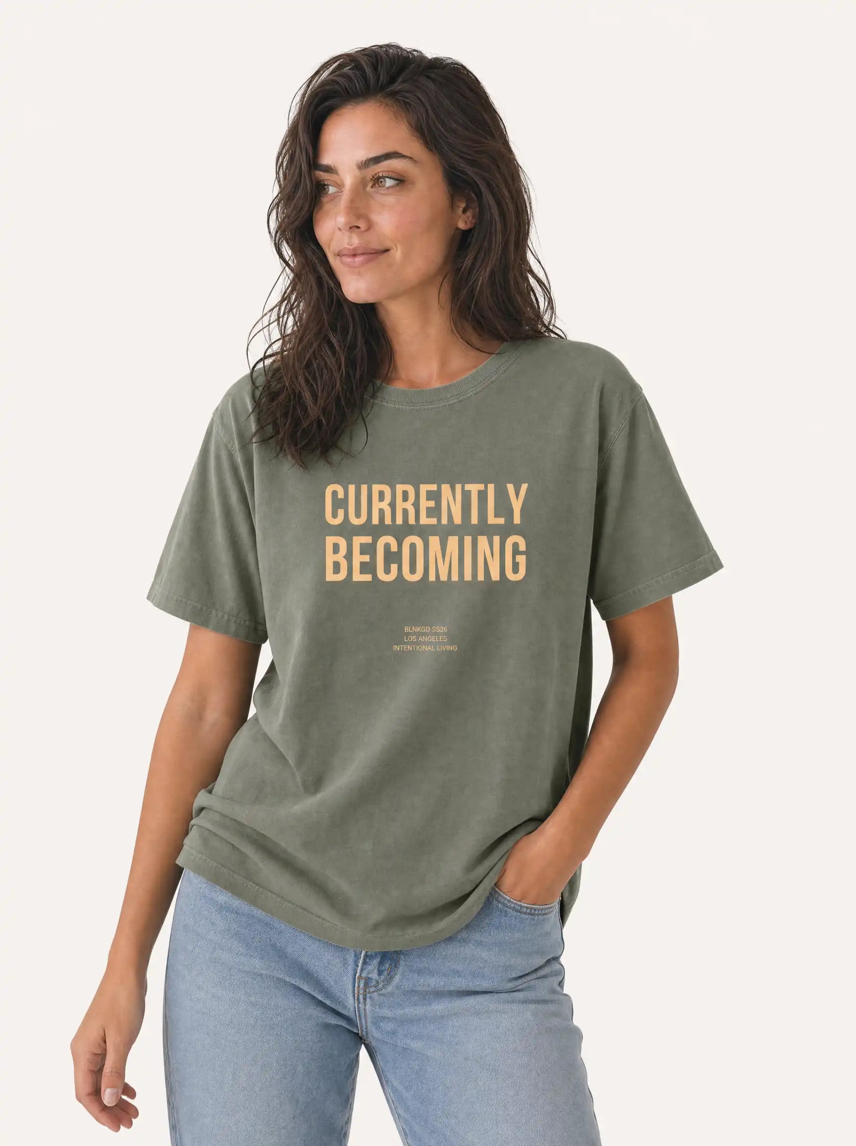 CURRENTLY BECOMING Heavyweight Cotton Tee