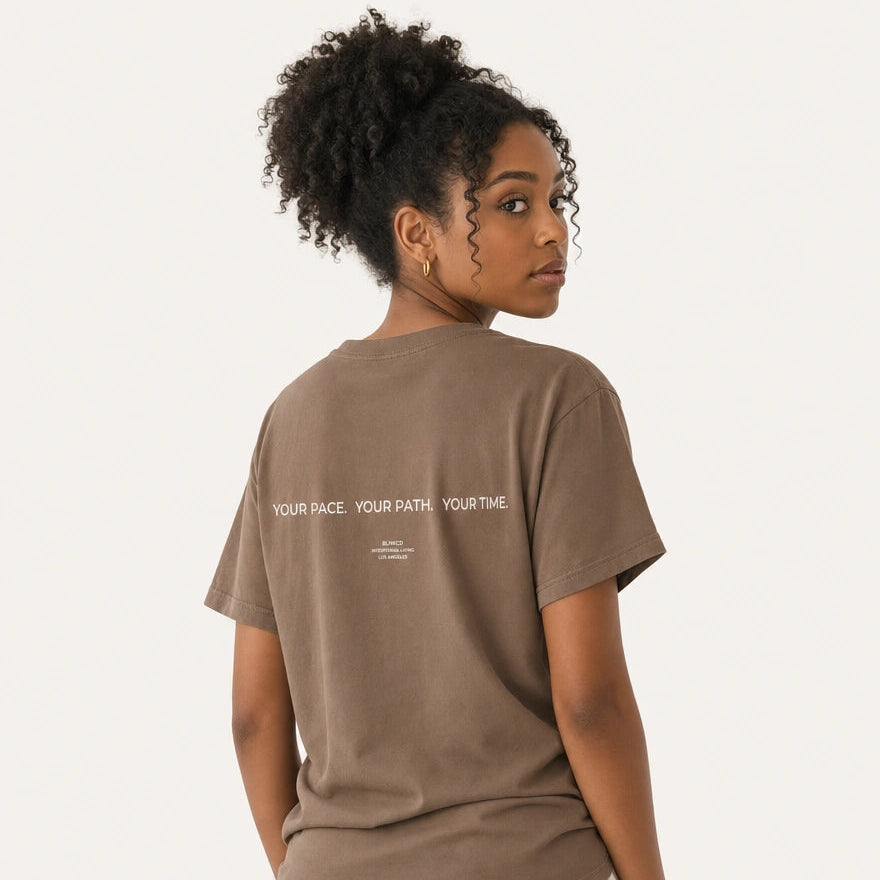 Right On / Time Heavyweight Cotton Tee