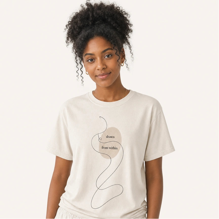 Drawn From Within Heavyweight Cotton Tee