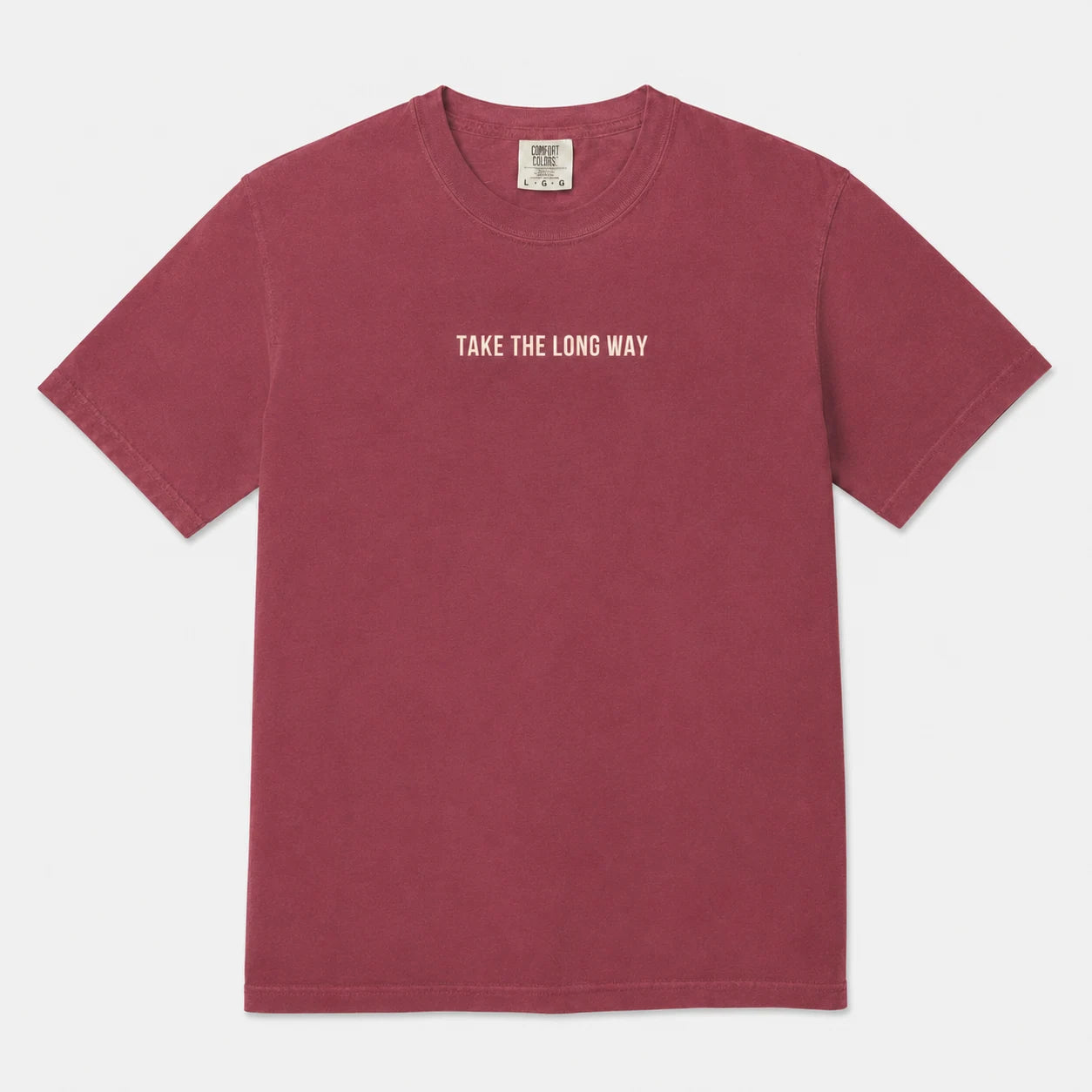 Take The Long Way Heavyweight Cotton Tee