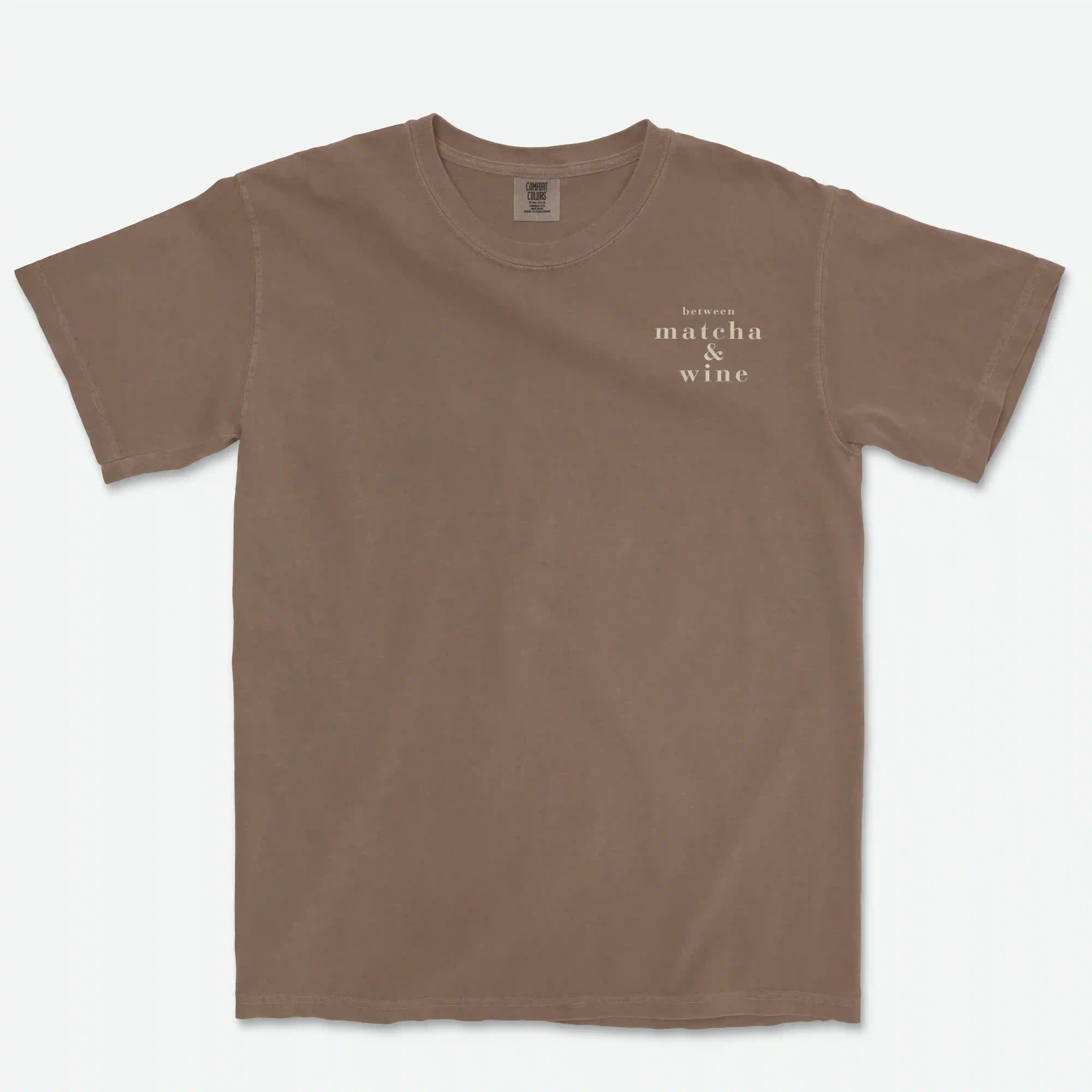 Between Matcha & Wine Heavyweight Cotton Tee