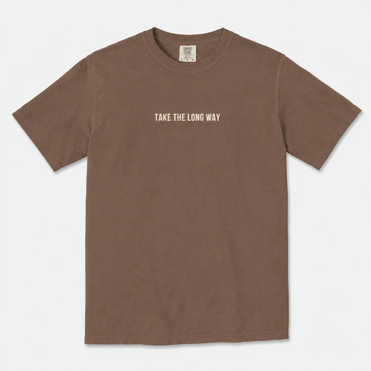 Take The Long Way Heavyweight Cotton Tee