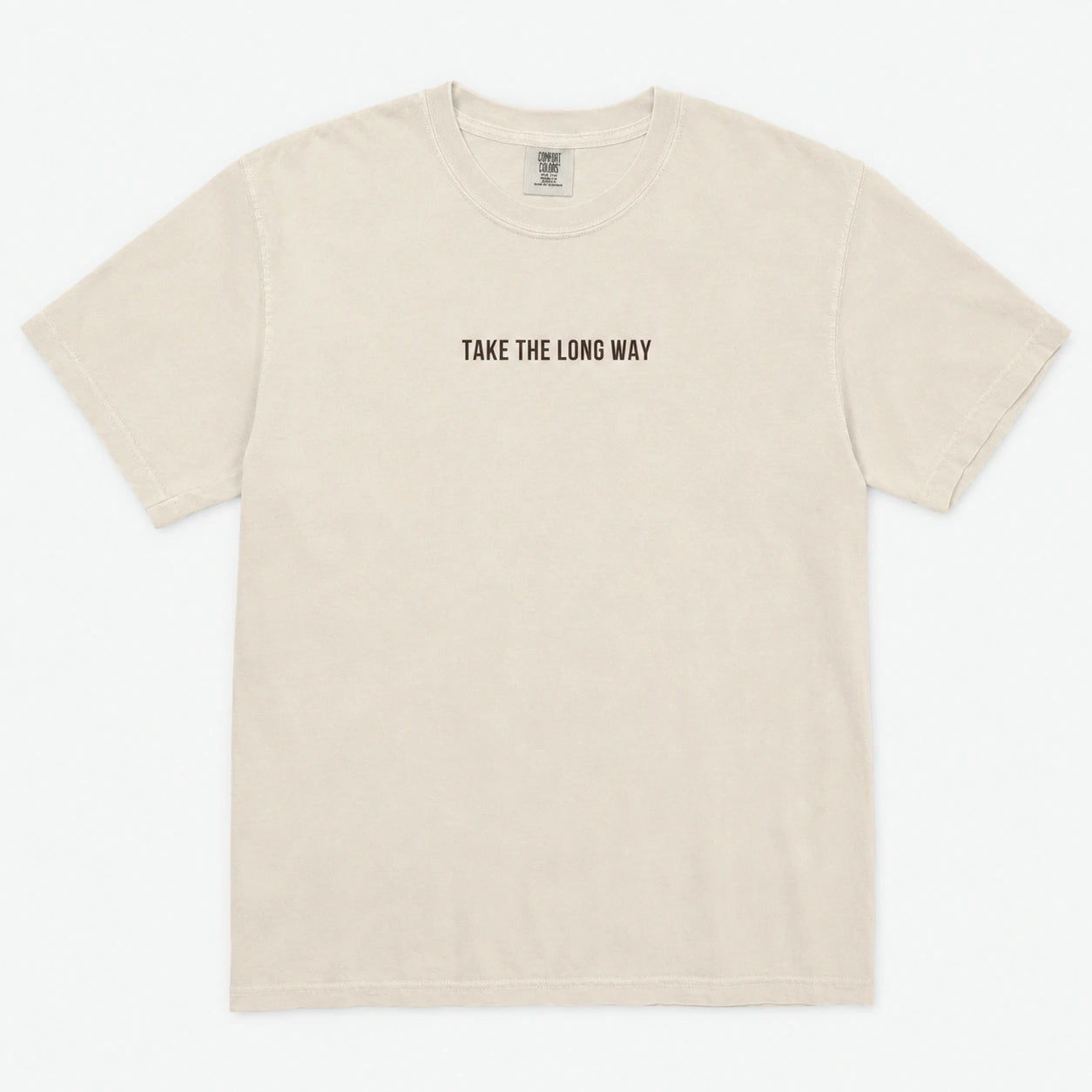 Take The Long Way Heavyweight Cotton Tee