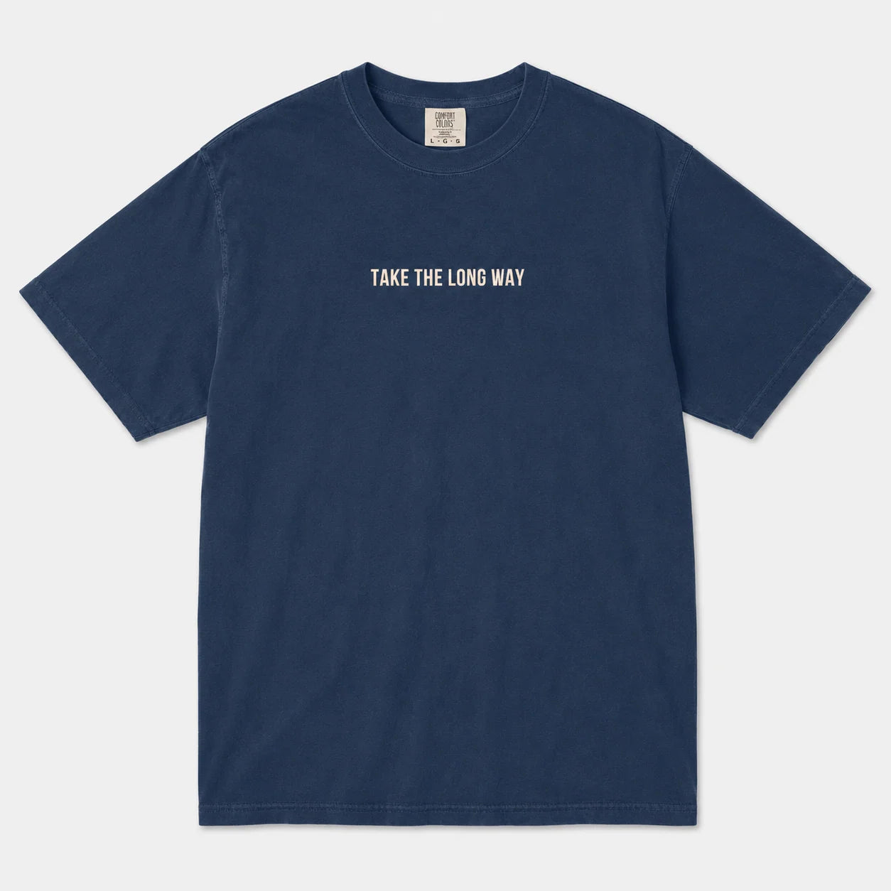 Take The Long Way Heavyweight Cotton Tee