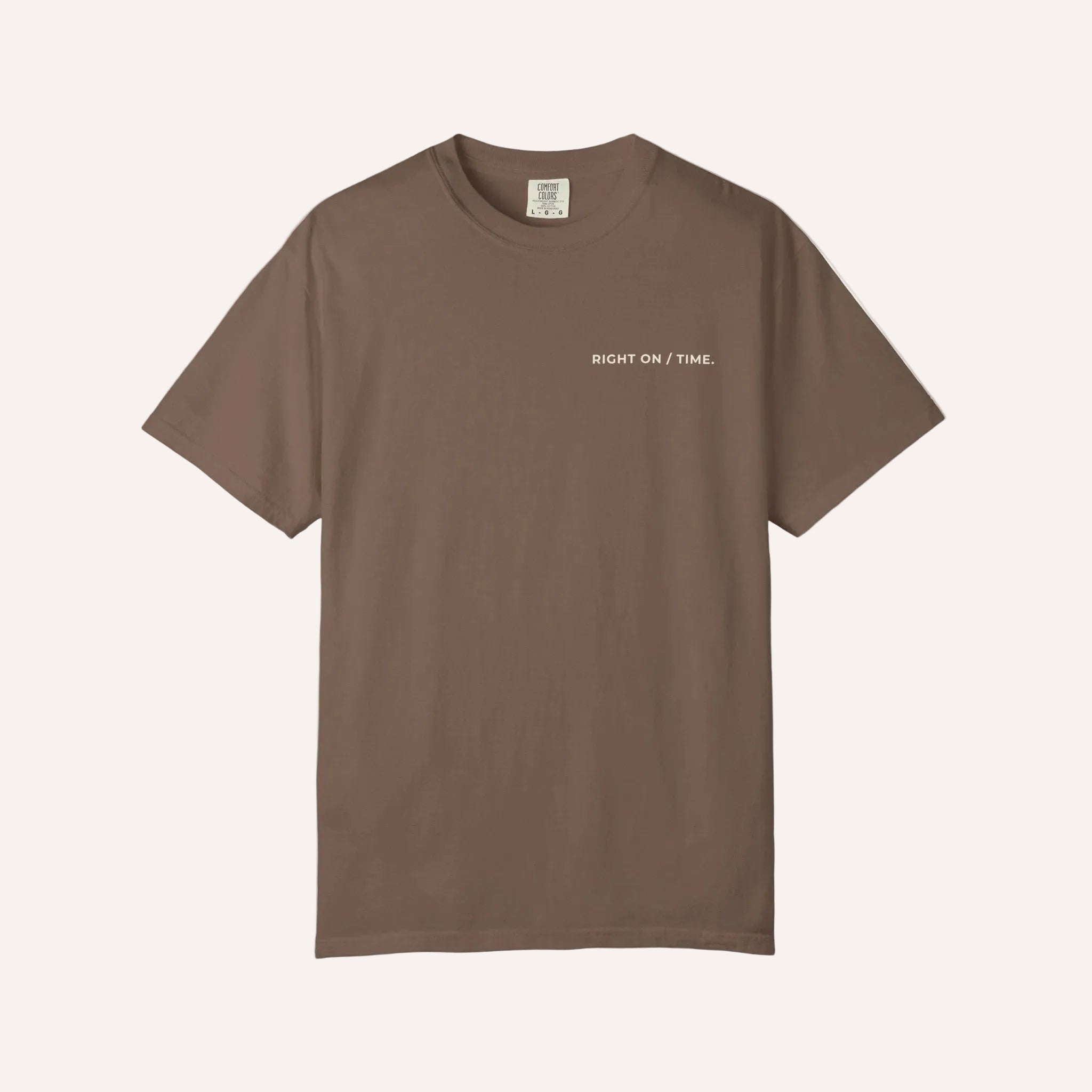 Right On / Time Heavyweight Cotton Tee