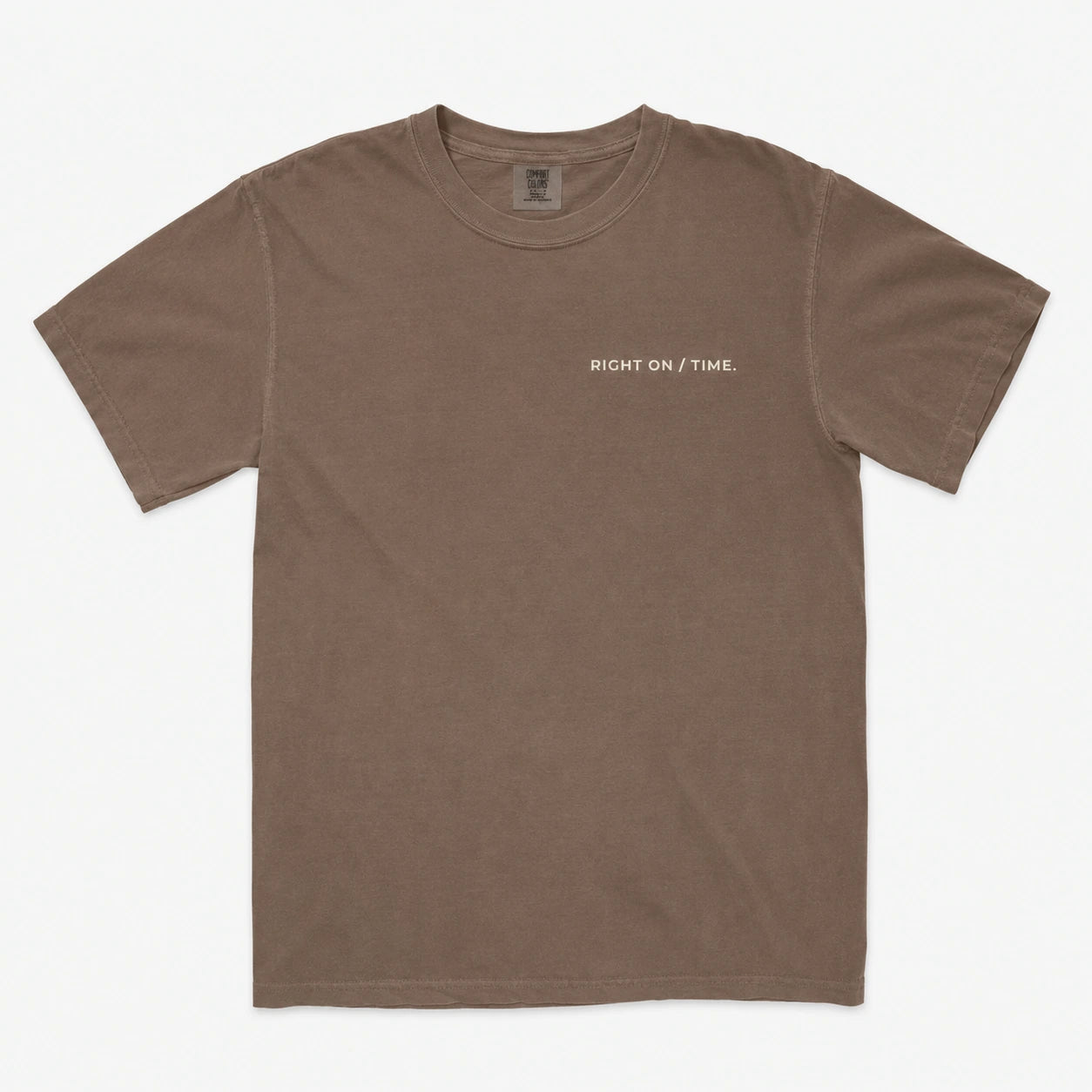 Right On / Time Heavyweight Cotton Tee