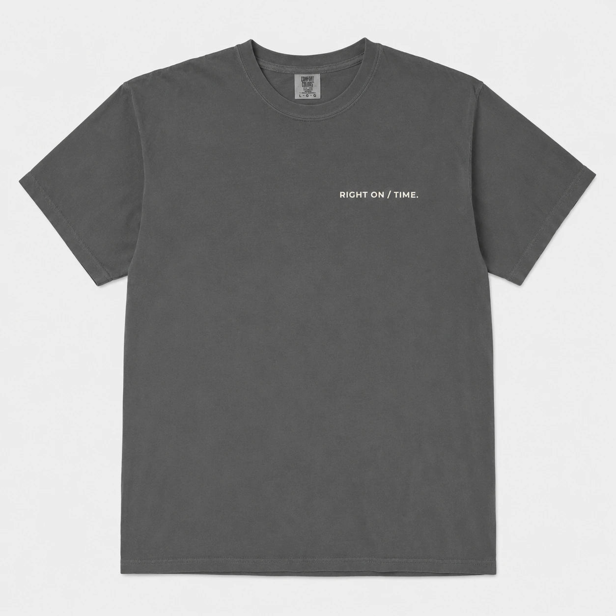 Right On / Time Heavyweight Cotton Tee