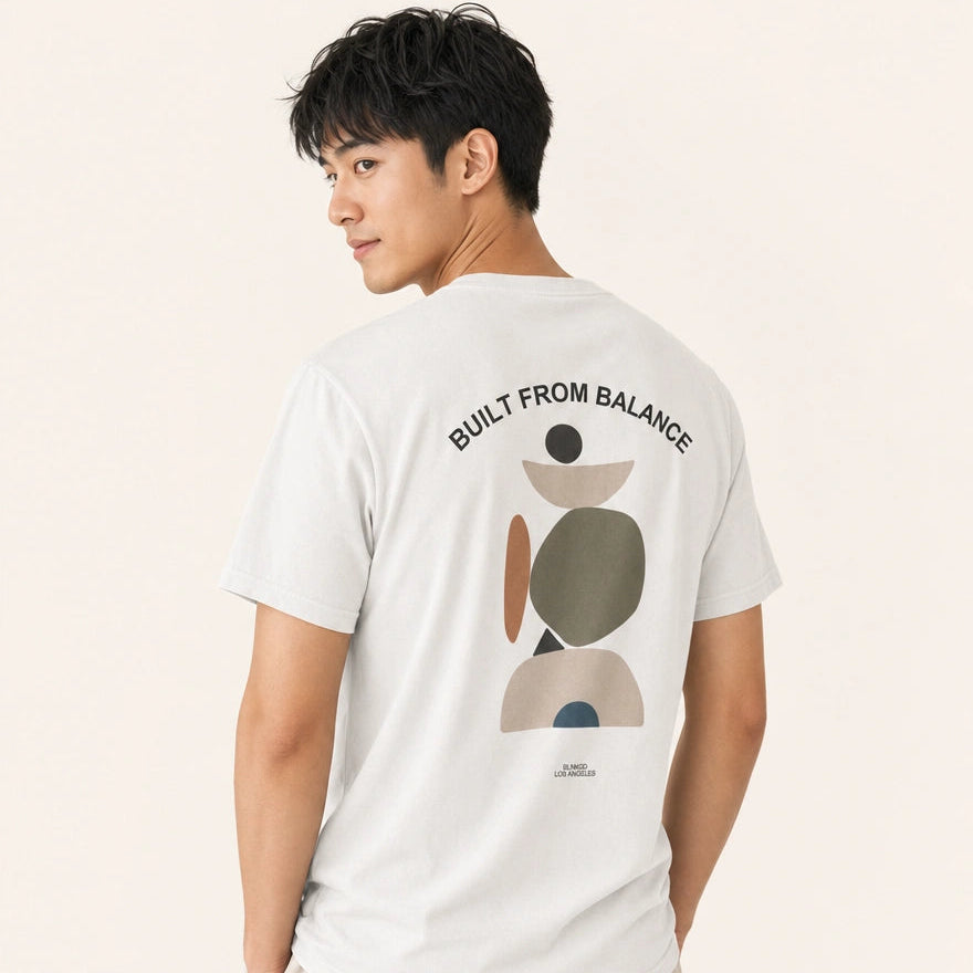 Built From Balance Heavyweight Cotton Tee