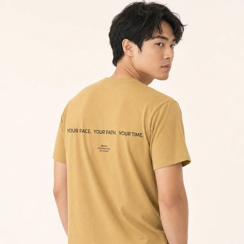 Right On / Time Heavyweight Cotton Tee