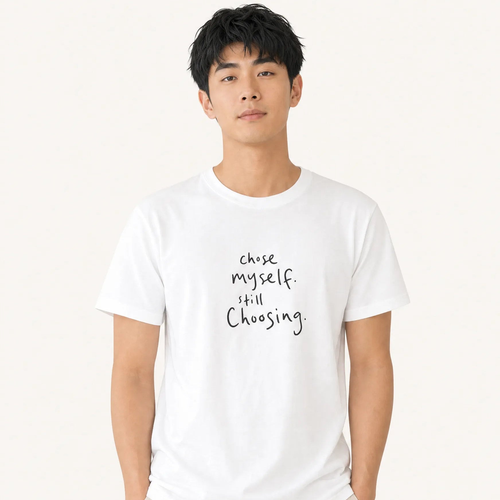 chose myself. still choosing. Heavyweight Cotton Tee